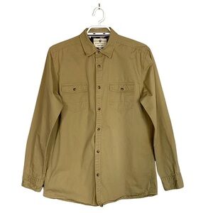 Steel & Jelly Men's Tan Button Down Khaki Shirt